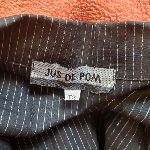 Black and white strip Jus De Pom Shirt - Picture 4 of 4